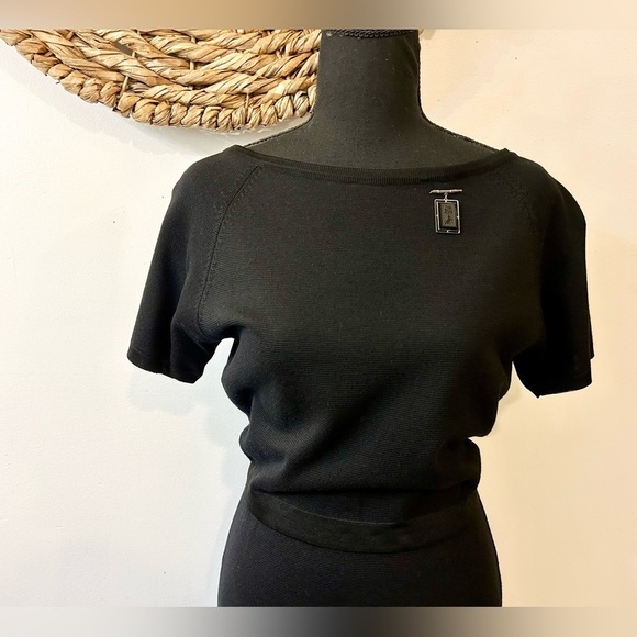 Vintage Goldworm Silk/Virgin Wool Blend Knit Dress - Picture 2 of 16